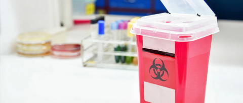 Diretrizes para descarte de produtos médicos descartáveis ​​usados